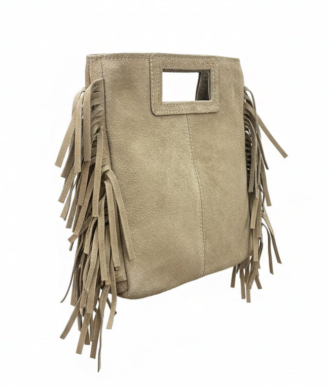 Bolso de flecos tamaño grande