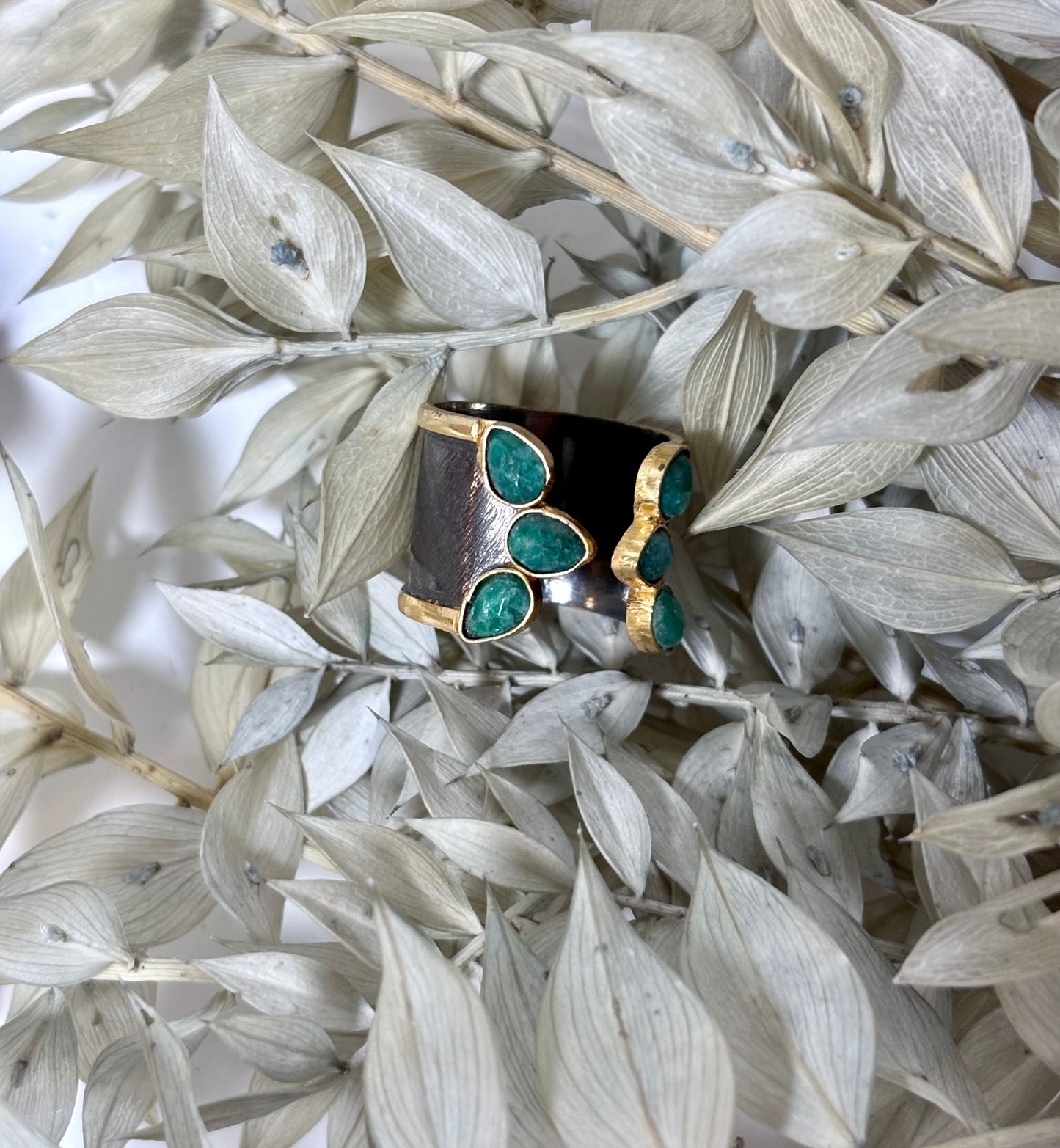 Anillo Estambul plata vieja