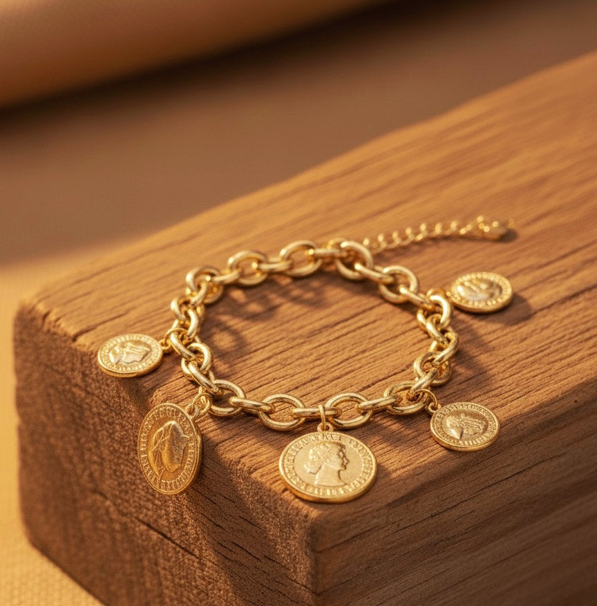 Pulsera monedas