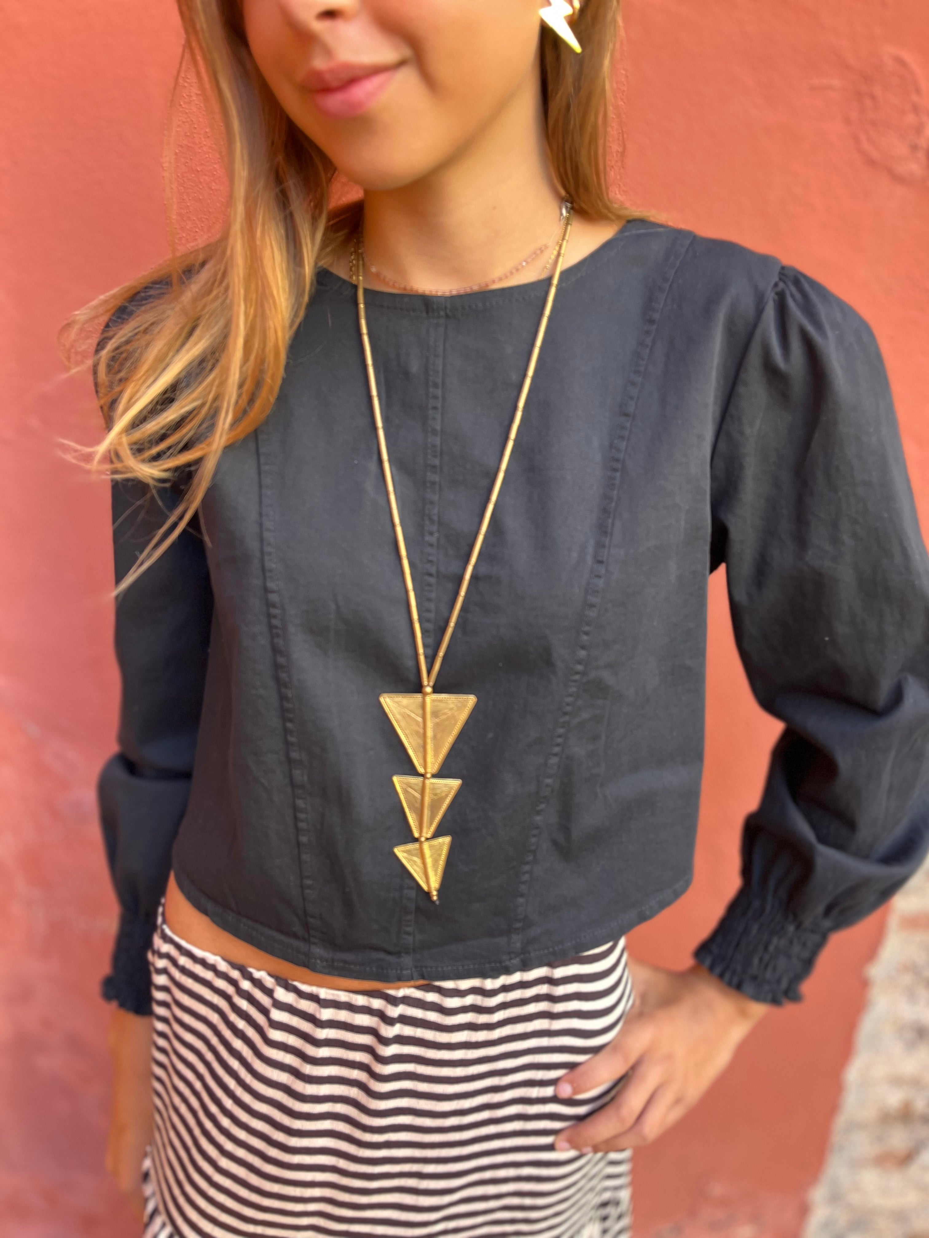 Collar colección Surya Triángulos