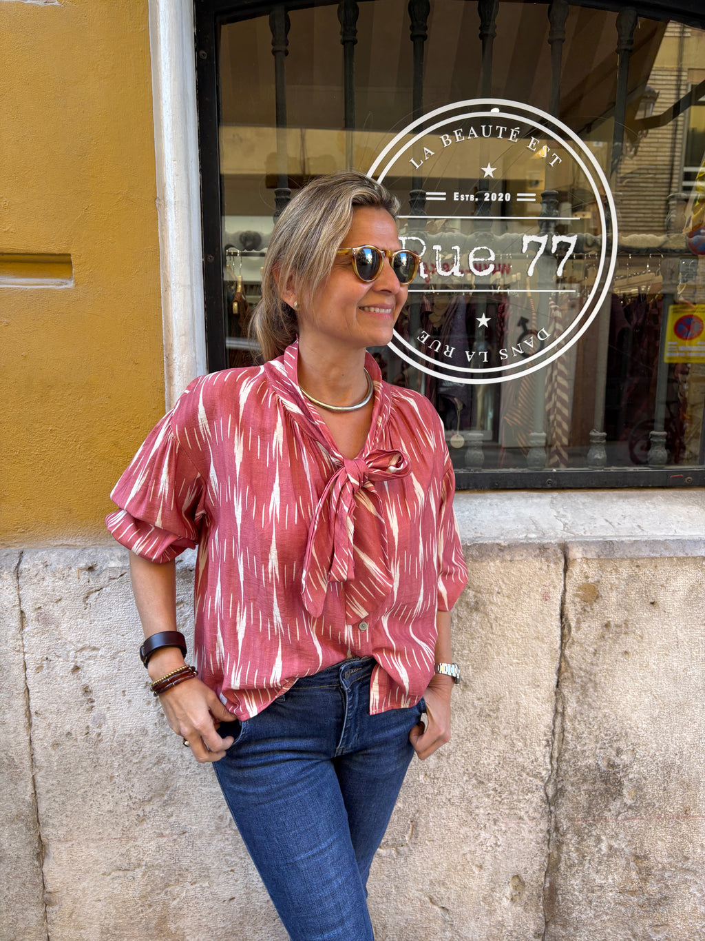 Camisa lenguas mallorquinas lazada