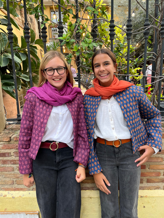 Chaqueta india flor