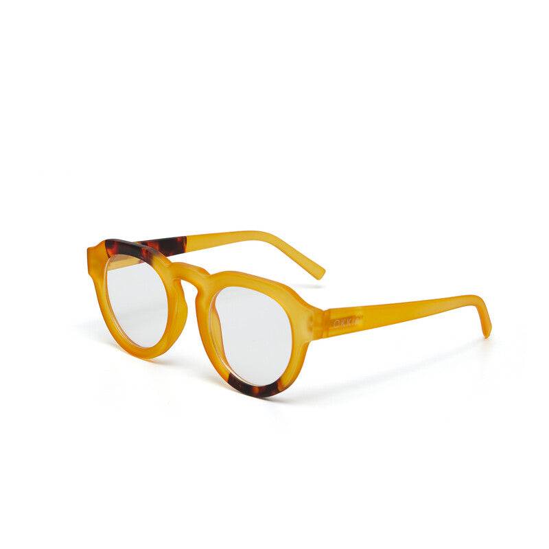 Gafas de Lectura OKKIA Mod. ZENO Round Amarillas