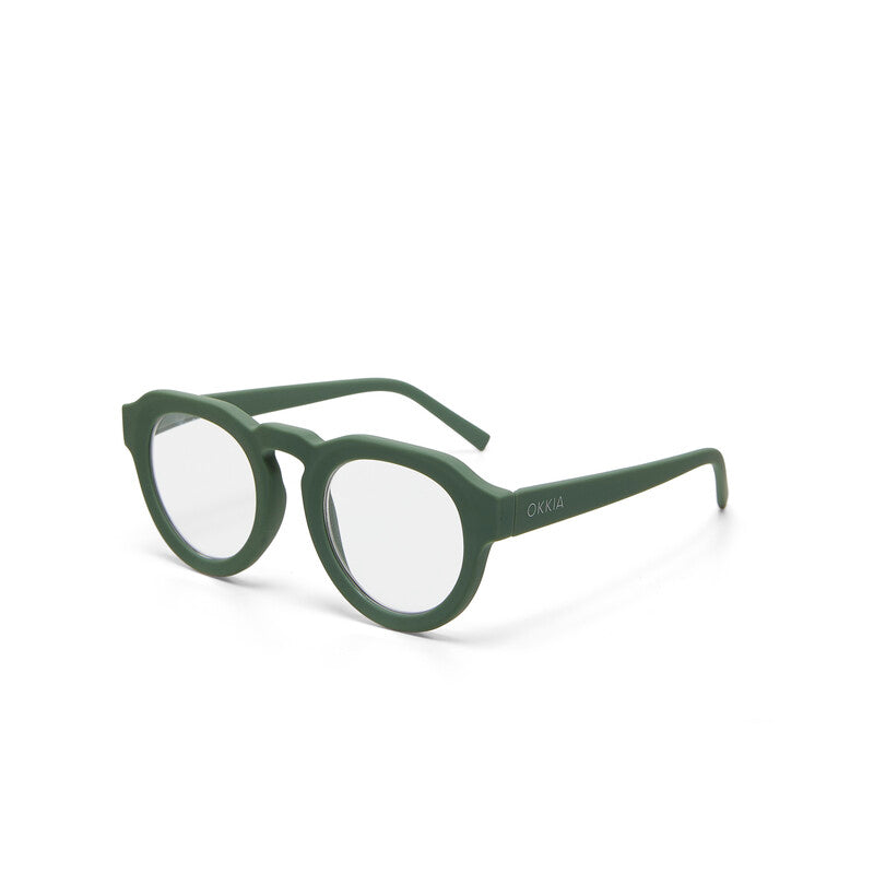 Gafas de Lectura OKKIA Mod. ZENO Round verdes