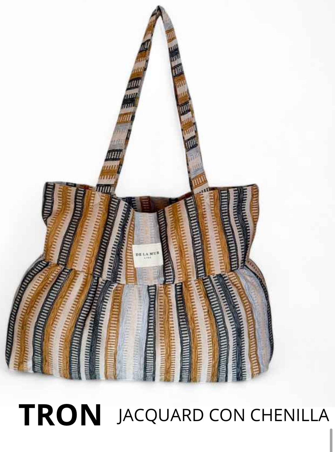 Bolsa con fruncido modelo Tron