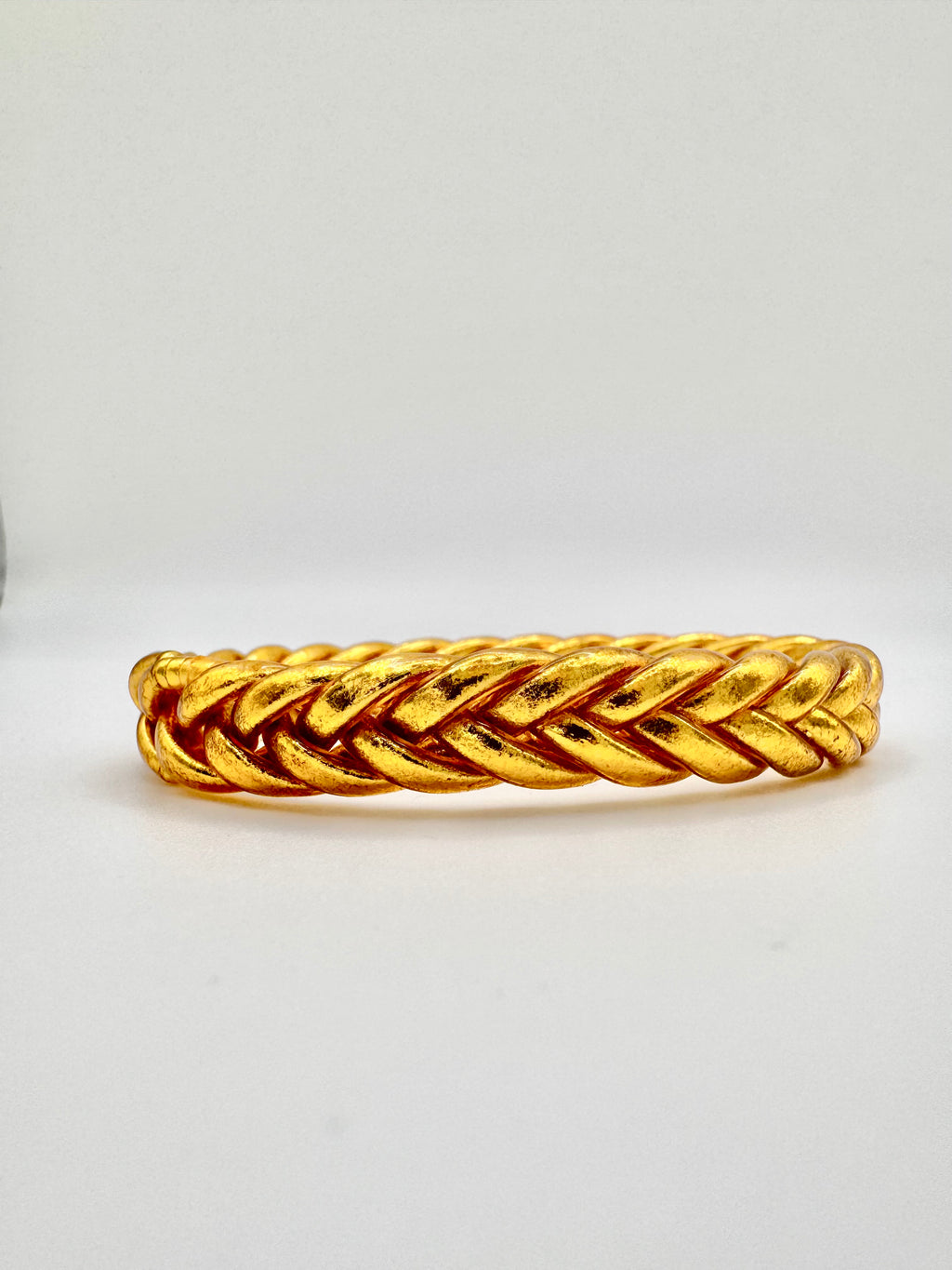 Pulsera Pan de Oro trenzada