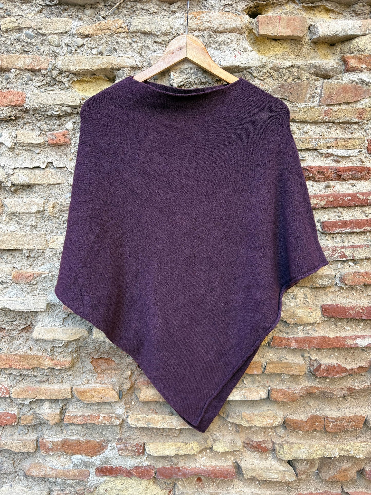 Jersey poncho cuello barca