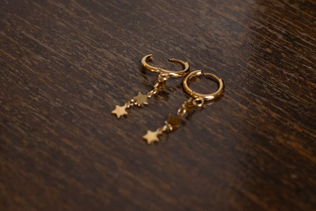 Pendientes tres estrellitas