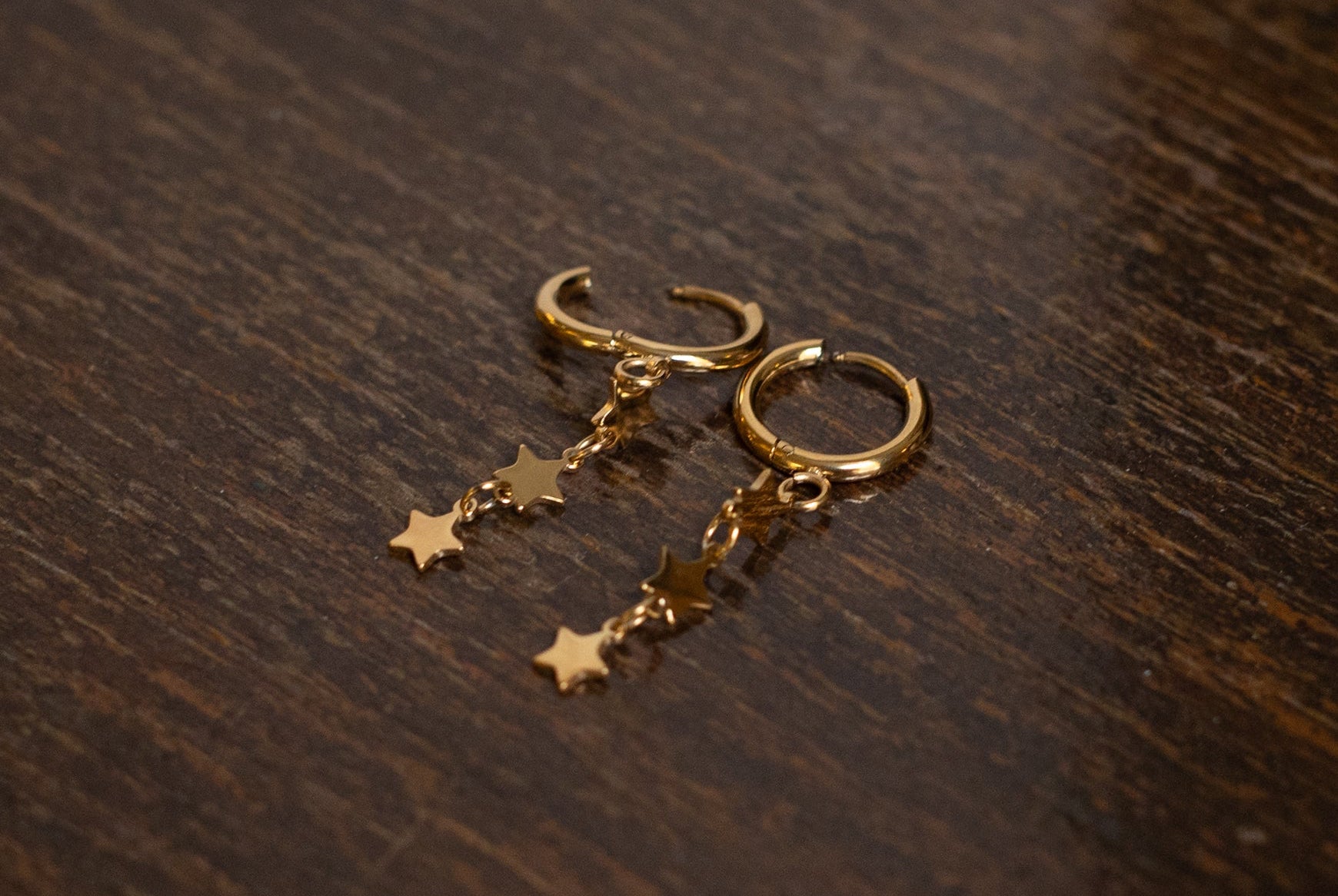 Pendientes tres estrellitas