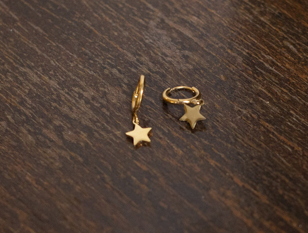 Pendientes estrella mini