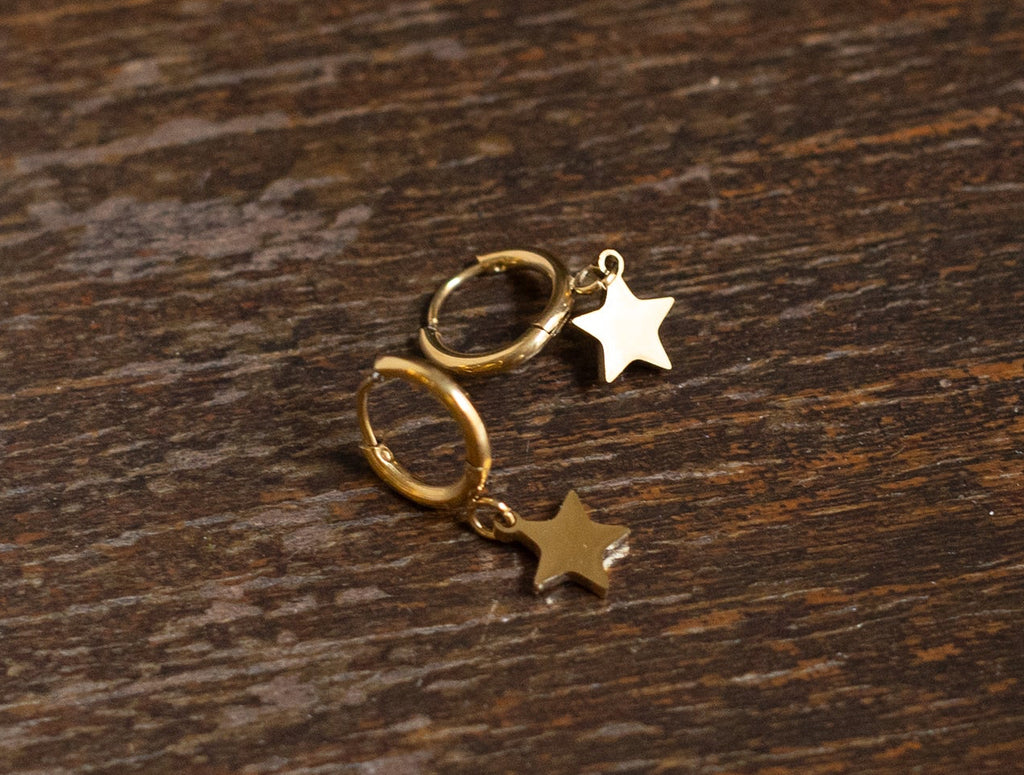 Pendientes estrella mini
