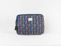 Funda de Laptop con asa y bolsillo exterior para cables AZUL