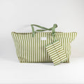 Bolsa multiusos de gran capacidad RAYAS VERDE