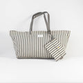 Bolsa multiusos de gran capacidad RAYAS GRIS