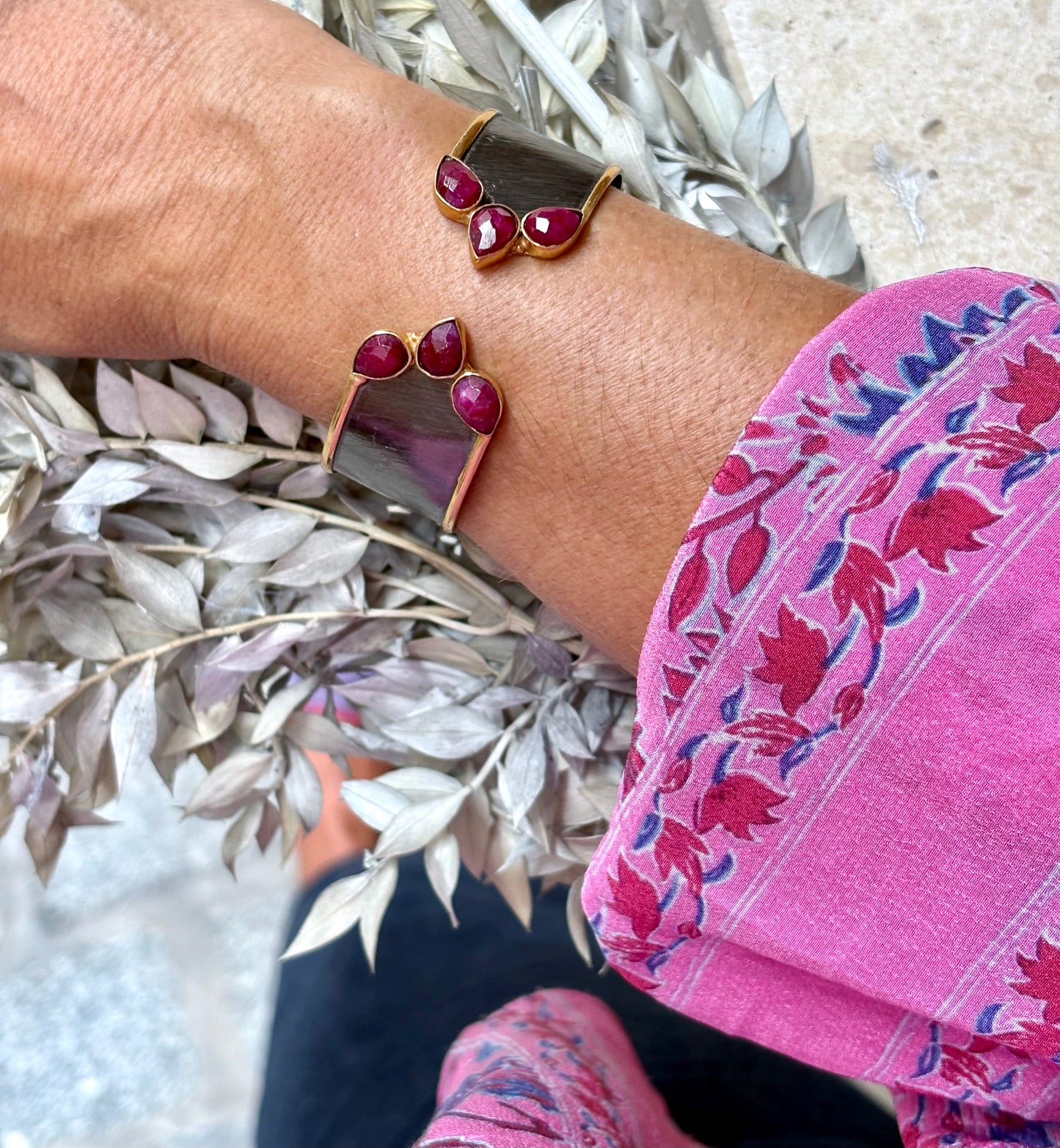 Pulsera Estambul plata vieja
