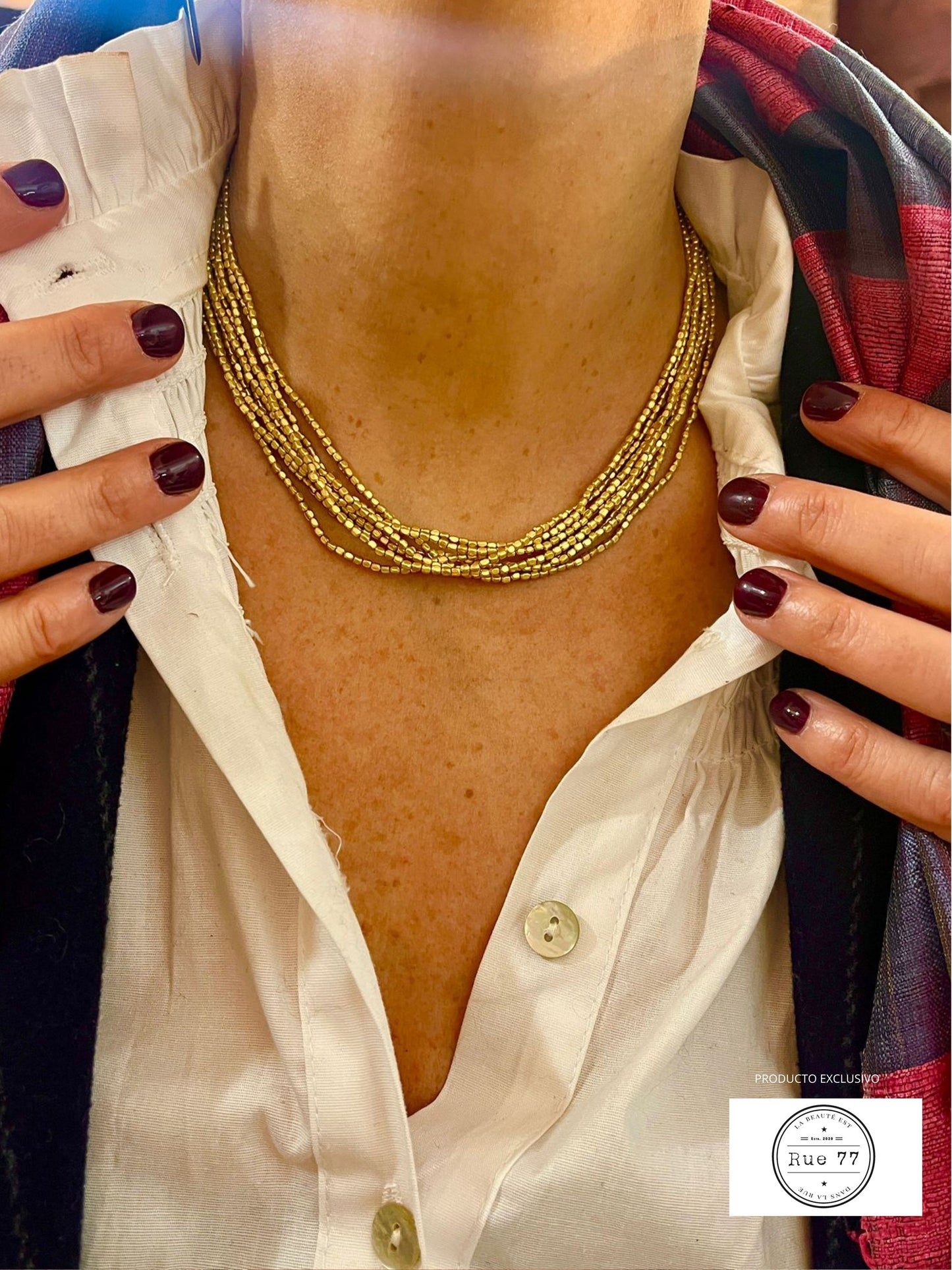 Collar colección Surya hilos corto