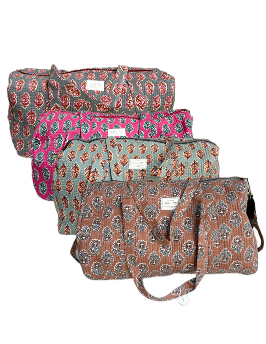 Bolsa de fin de semana tela india
