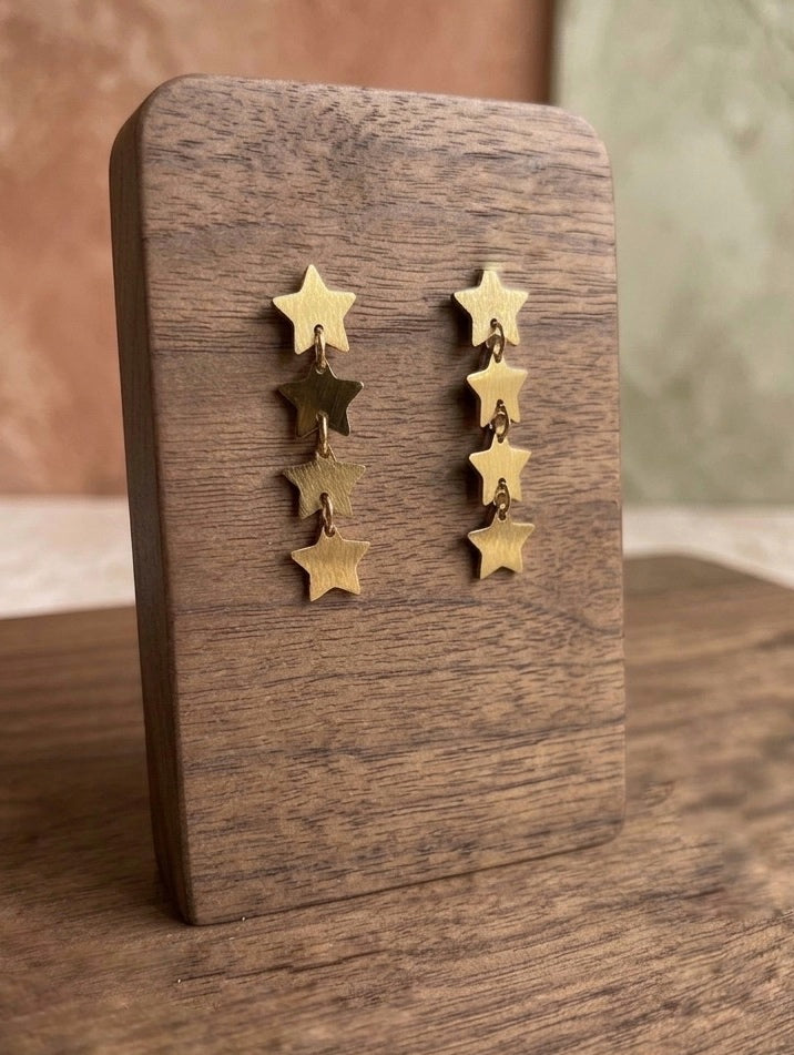 Pendientes Tira de estrellitas