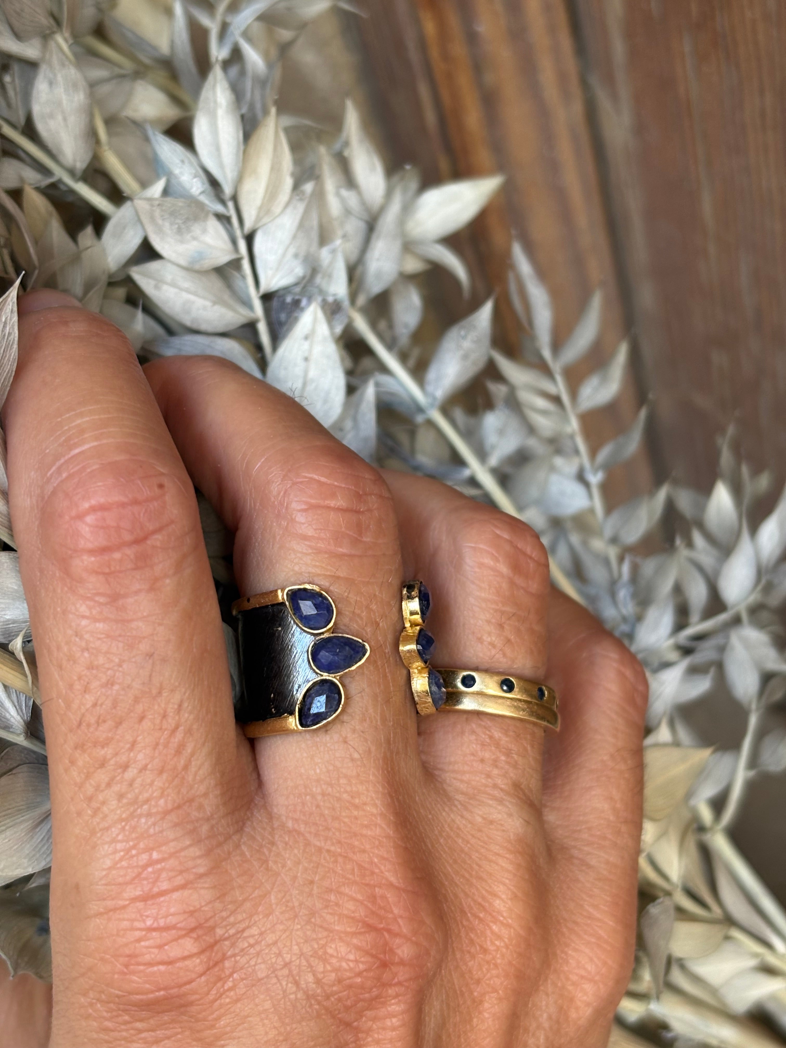 Anillo Estambul plata vieja