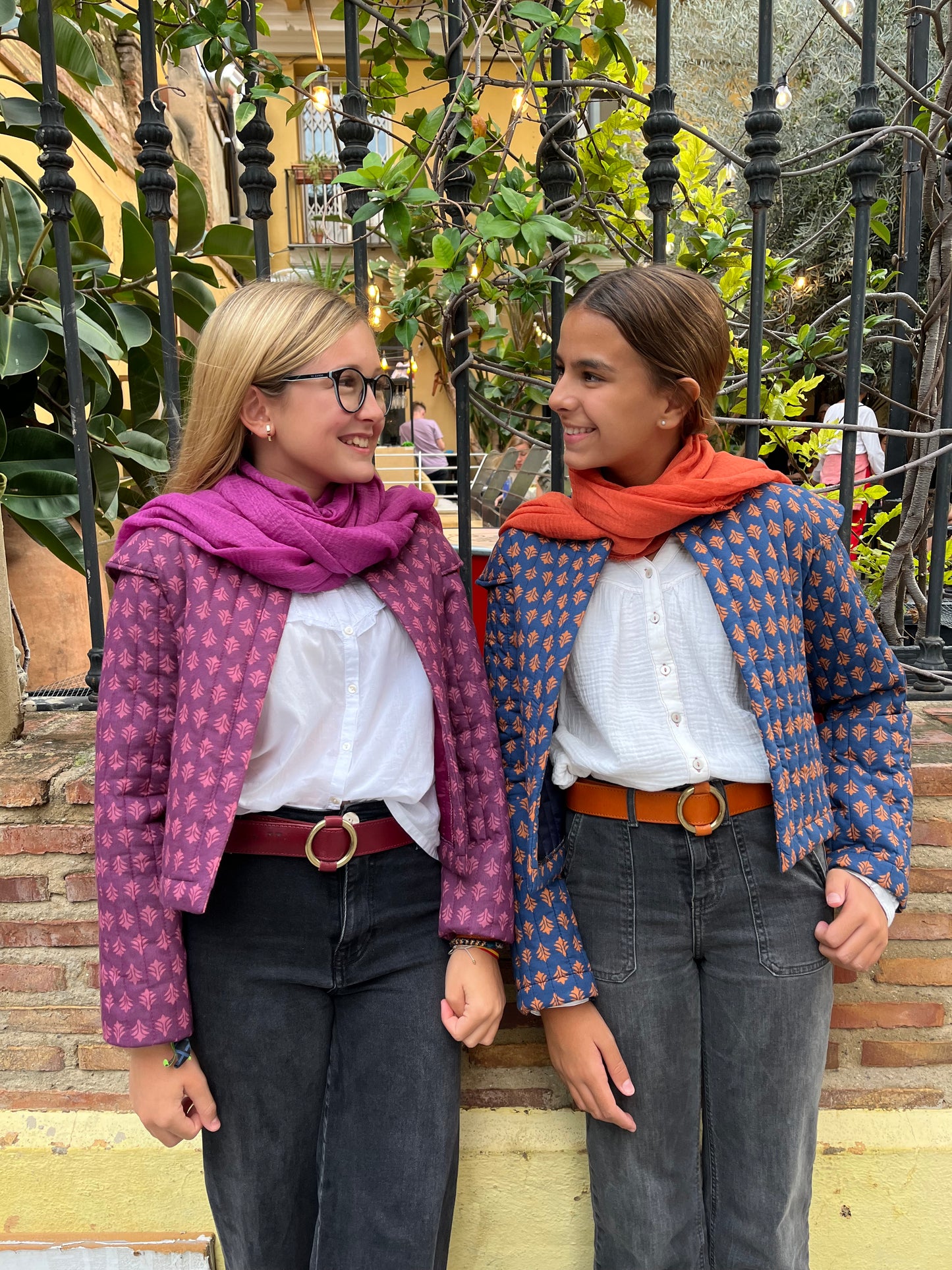 Chaqueta india flor
