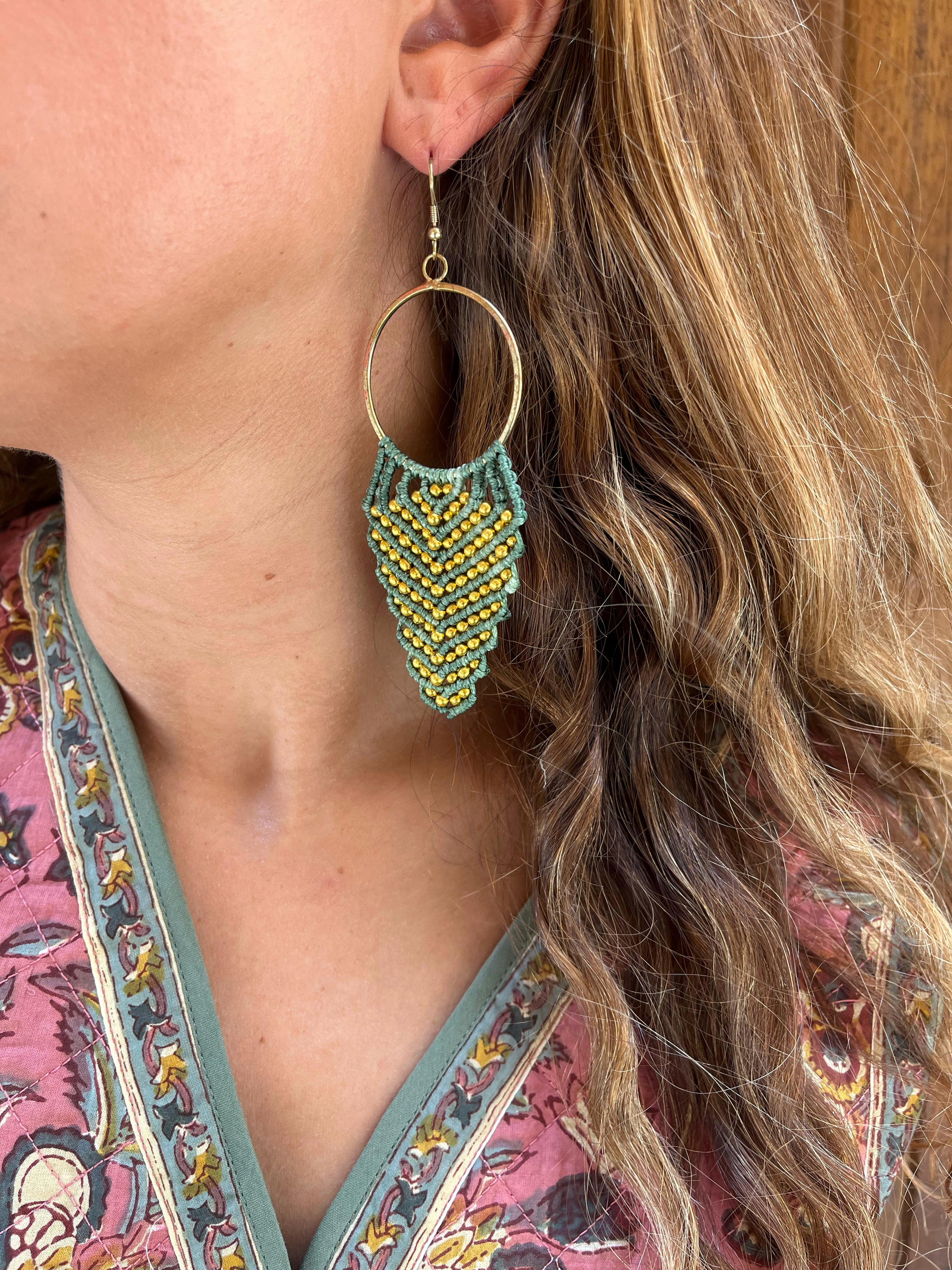 Pendientes de crochet