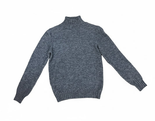 Suéter de lana cuello chimenea