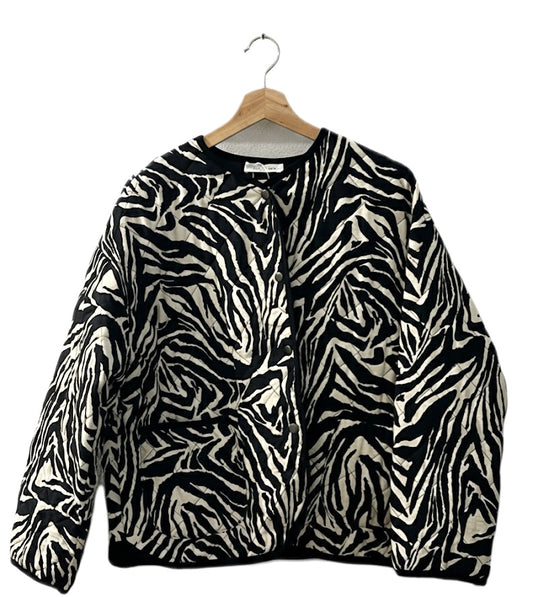 Chaqueta animal print acolchada