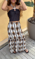 Conjunto de falda y top (2 tonos)