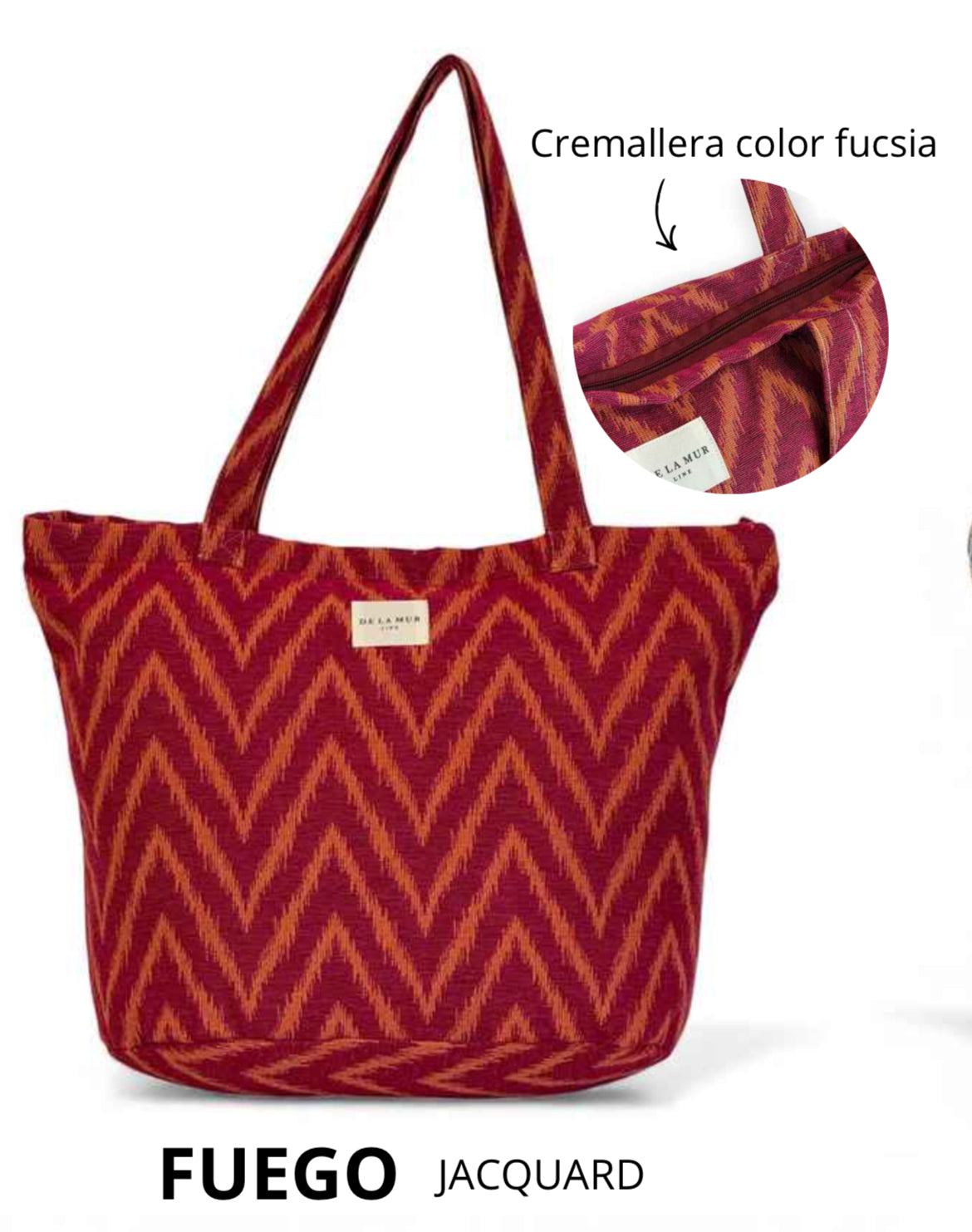 Bolsa con cremallera modelo Fuego