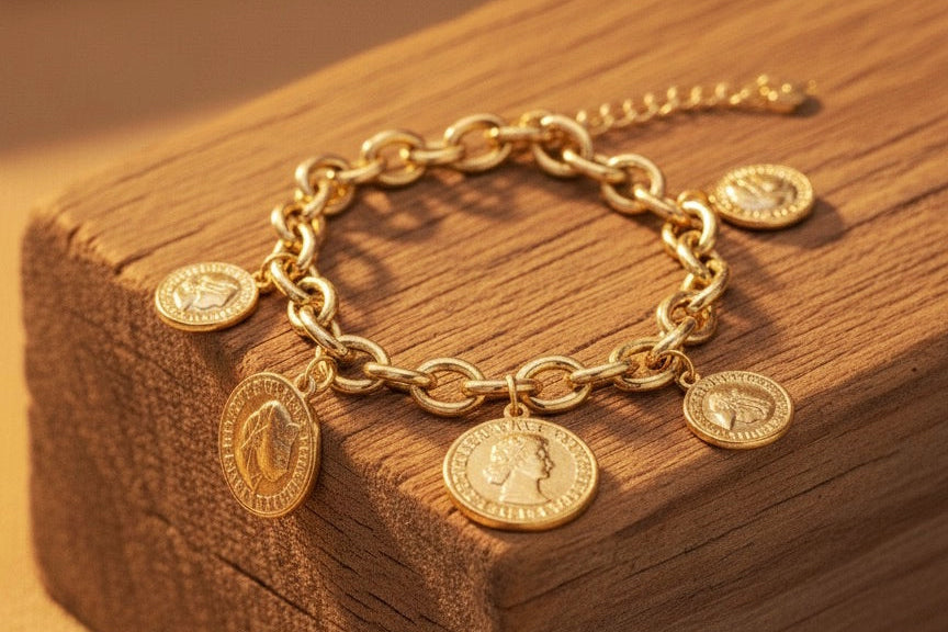 Pulsera monedas