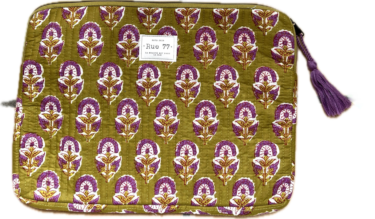 Funda de ordenador sin asa y con bolsillo externo