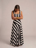 Vestido de rayas anchas (3 tonos)
