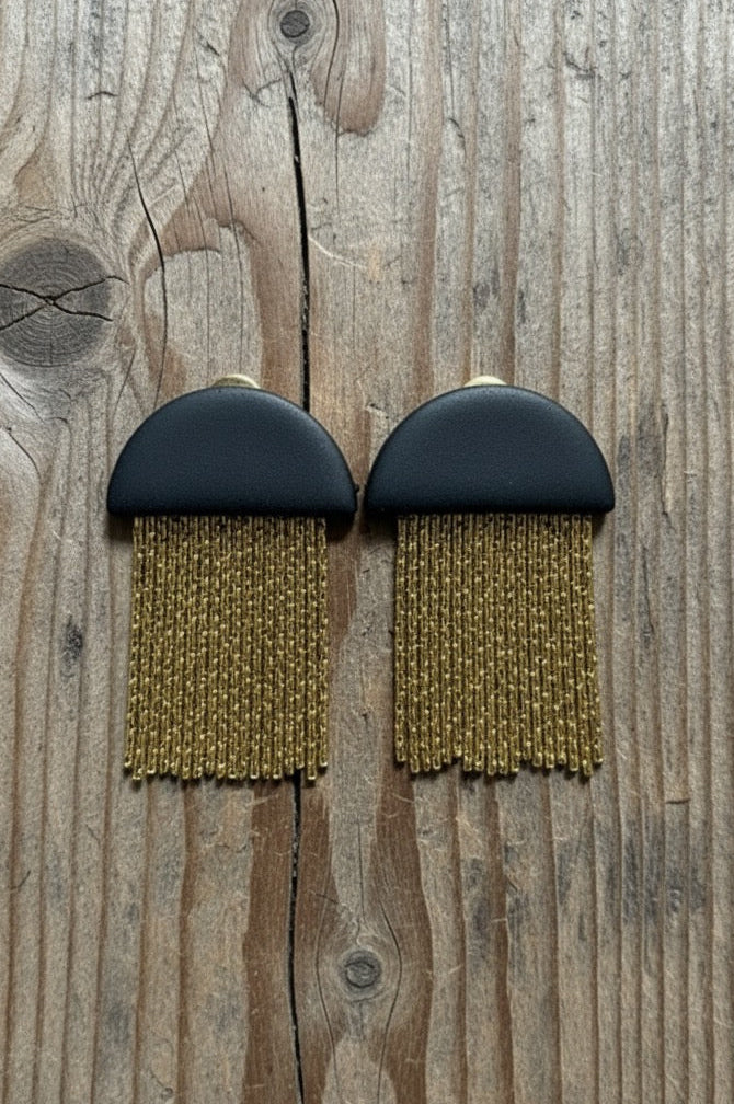 Pendientes bronce esmalte