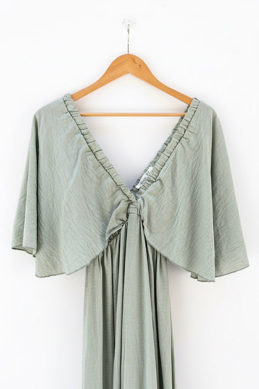 Vestido manga murciélago