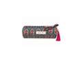 Estuche en block print de la India GRIS