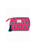 Neceser triángulo plastificado FUCSIA