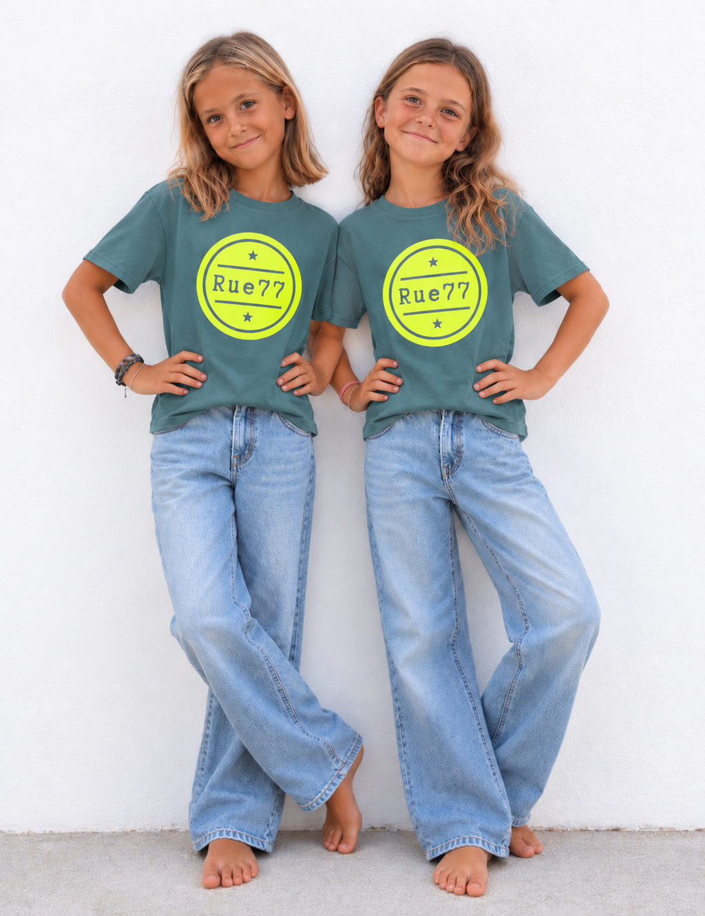 Camiseta Rue MINT logo BLANCO