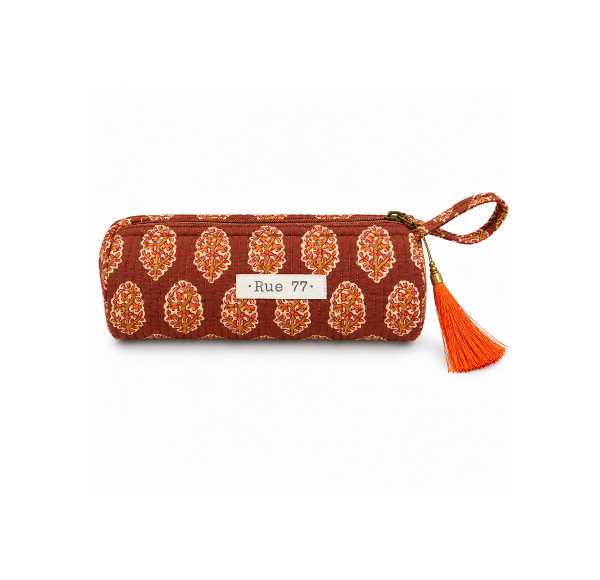 Estuche en block print de la India TEJA