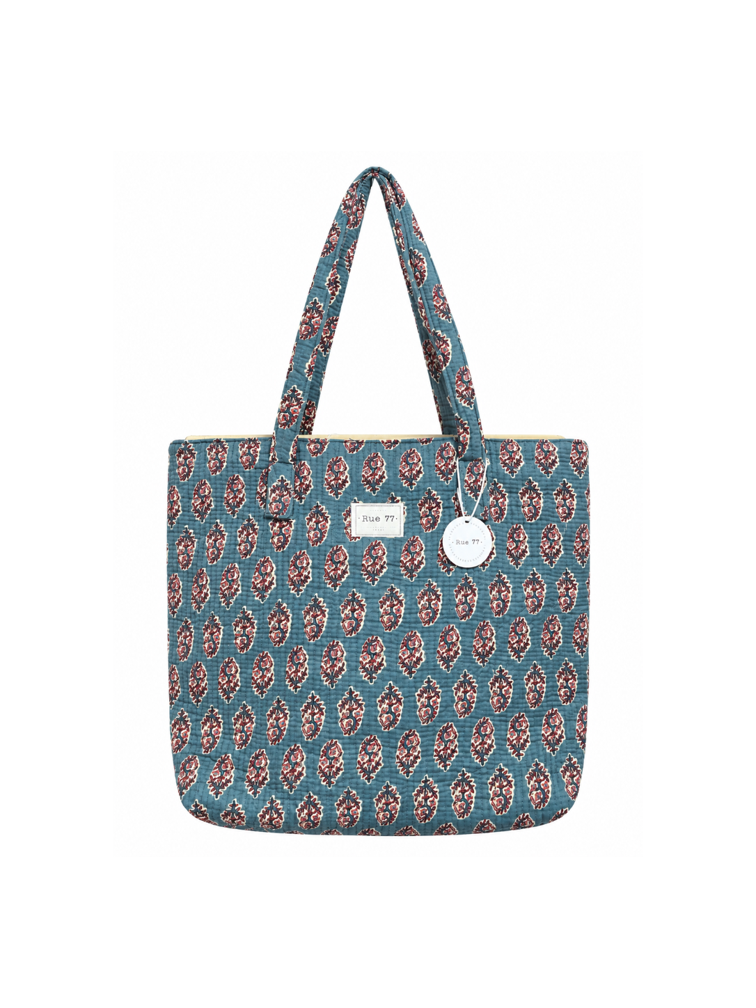 Tote Bag de Block Print de la India AZUL