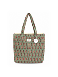 Tote Bag de Block Print de la India VERDE