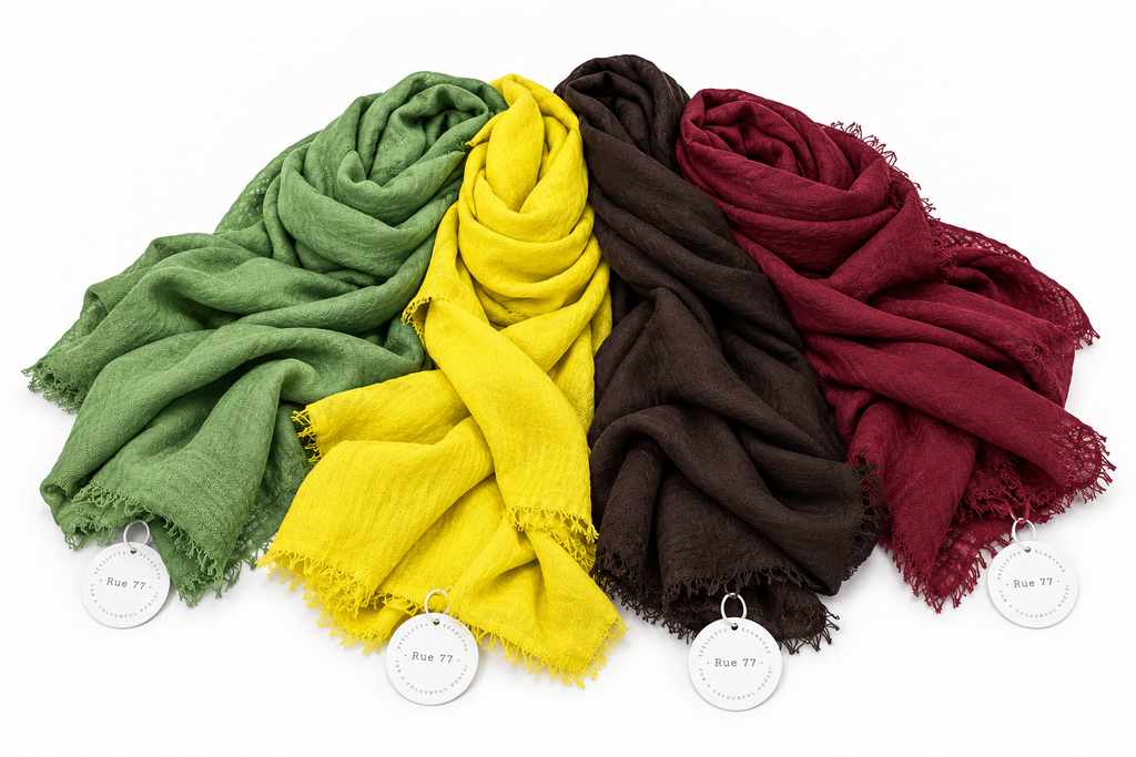 Foulard de colores lisos