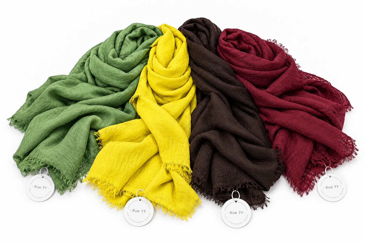 Foulard de colores lisos