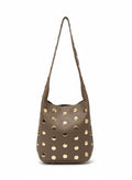 Bolso piel tachuelas