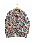 Chaqueta de Ikat multicolor