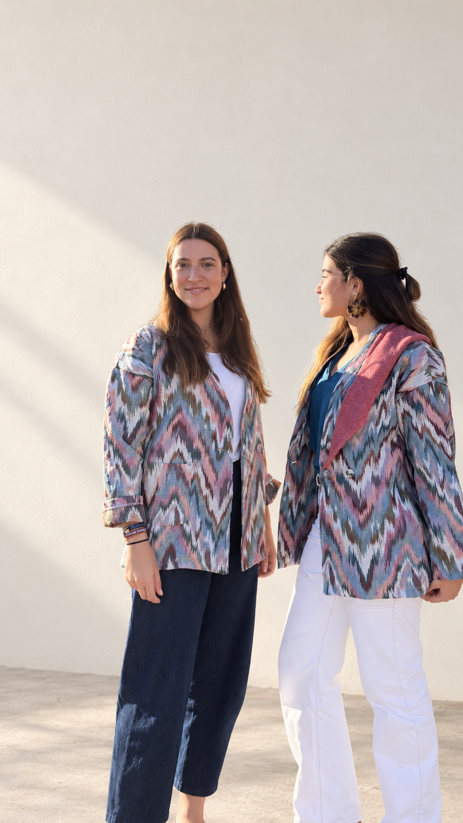 Chaqueta de Ikat multicolor