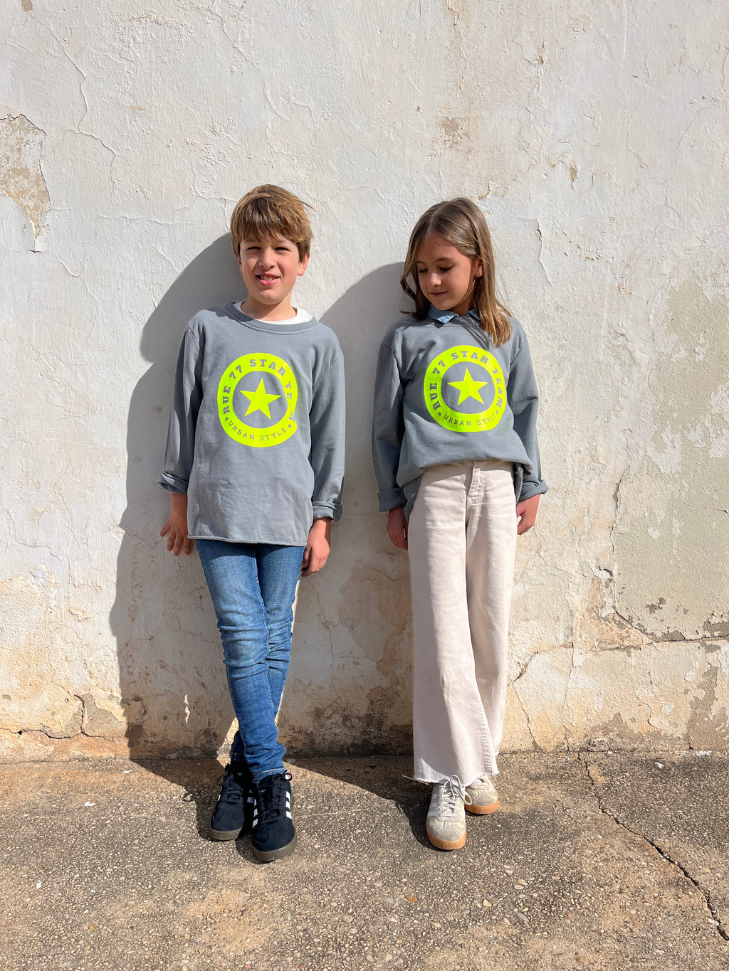 Sudadera Rue77 GRIS estrellas