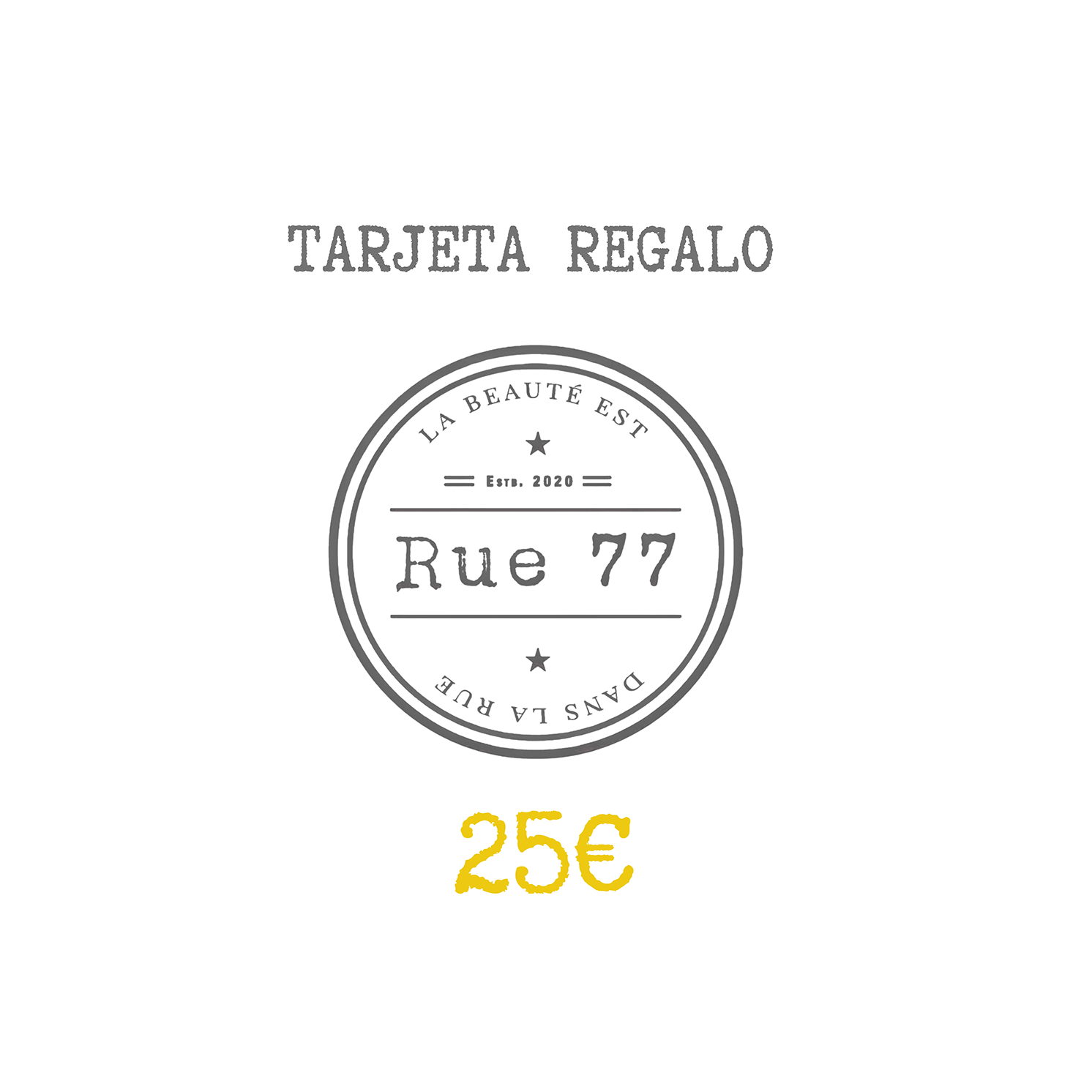 Tarjeta de Regalo  25€