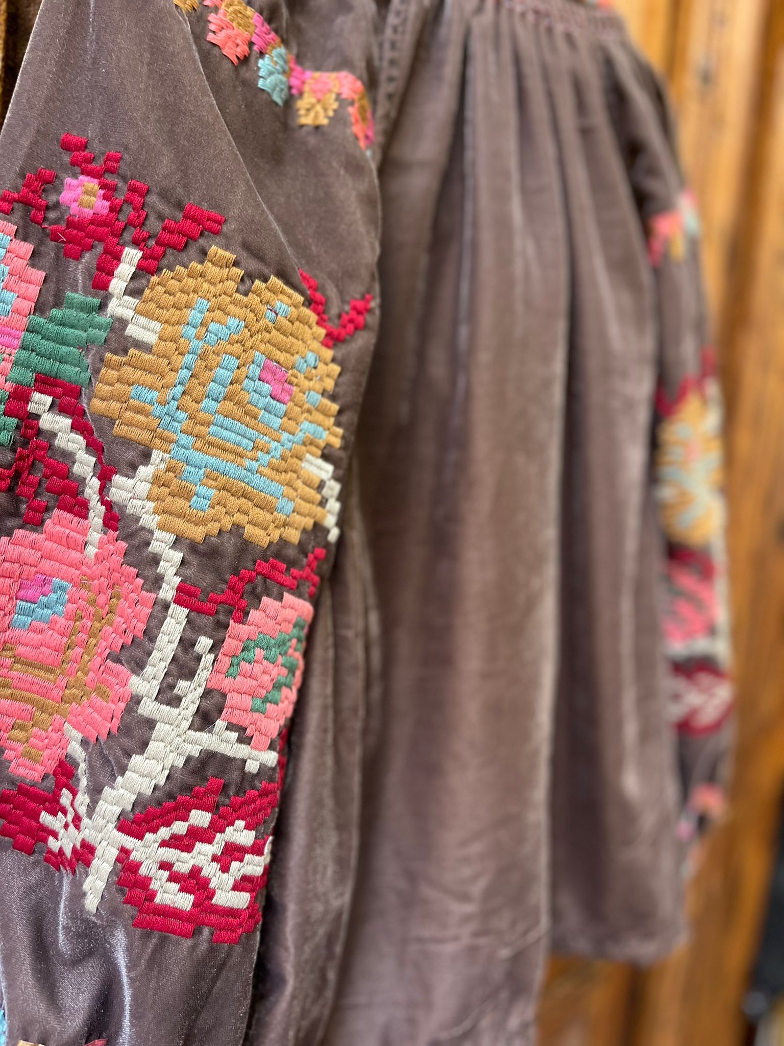 Chaqueta India bordada TOPO- PIEZA ÚNICA