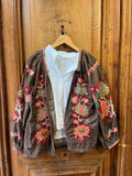 Chaqueta India bordada TOPO- PIEZA ÚNICA