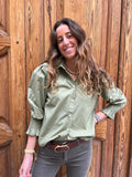 Camisa cuello fruncido